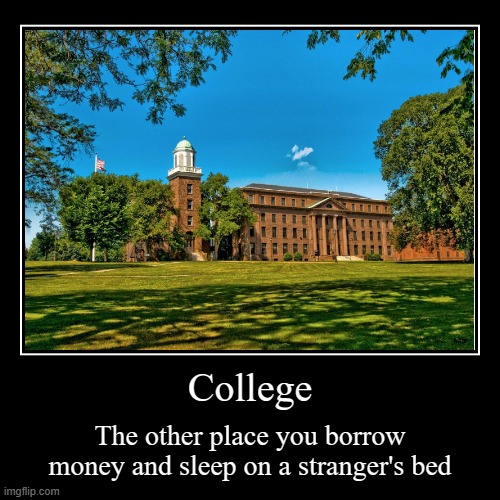 Good ol flat mat | image tagged in funny,demotivationals,college,money,parents | made w/ Imgflip demotivational maker