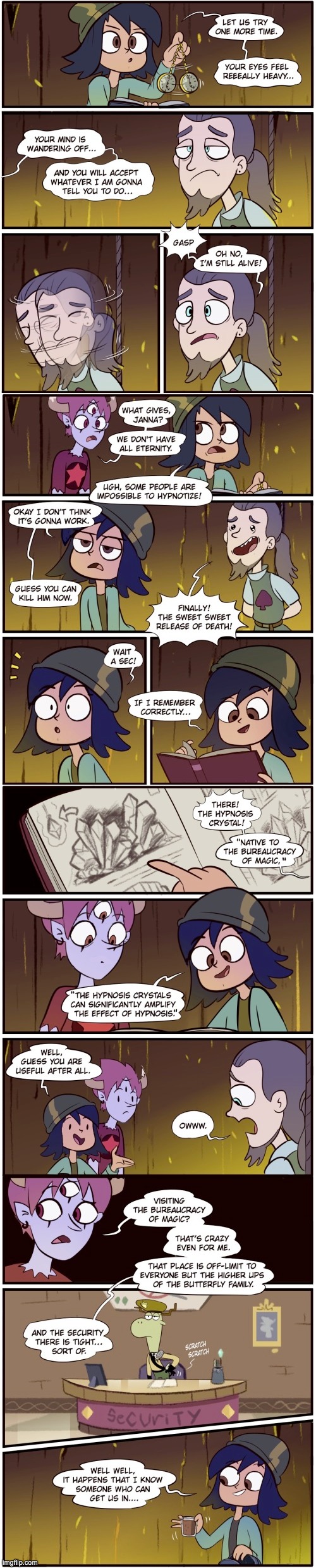 Tom vs Jannanigans: Sir Crandle Doesn't (Part 3) | image tagged in star vs the forces of evil,comics/cartoons,svtfoe,morningmark,comics,memes | made w/ Imgflip meme maker