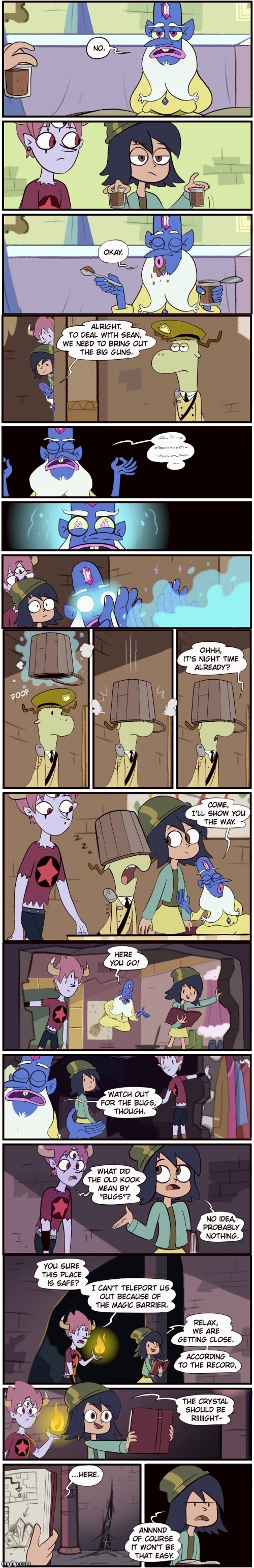 Tom vs Jannanigans: Sir Crandle Doesn't (Part 4) | image tagged in svtfoe,comics,star vs the forces of evil,comics/cartoons,morningmark,memes | made w/ Imgflip meme maker