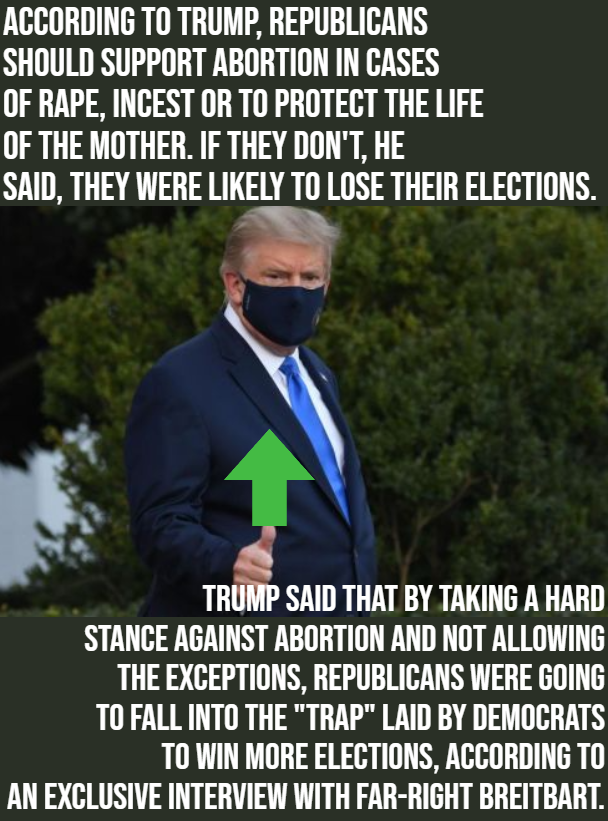 Trump talks common sense on abortion Blank Meme Template