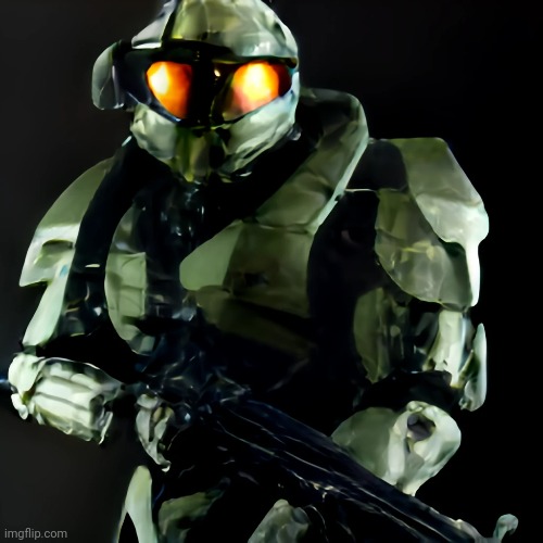 Ai generated master chief | image tagged in halo | made w/ Imgflip meme maker