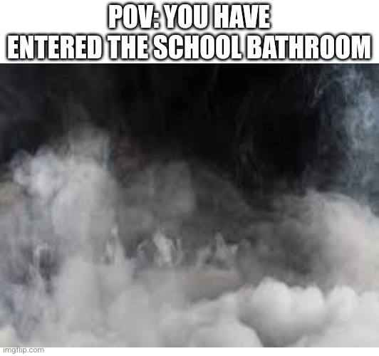 School bathroom | POV: YOU HAVE ENTERED THE SCHOOL BATHROOM | image tagged in school,memes | made w/ Imgflip meme maker
