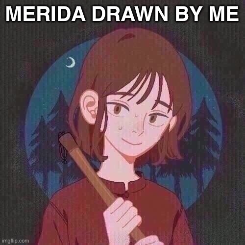 MERIDA DRAWN BY ME | made w/ Imgflip meme maker