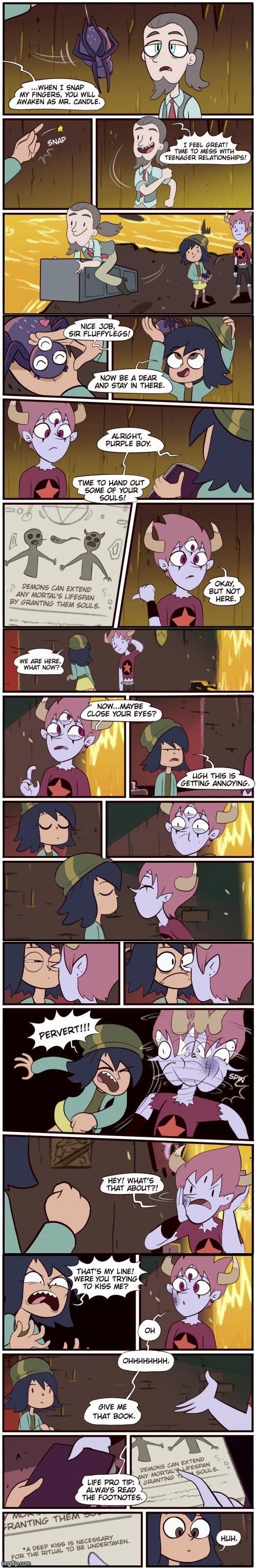 Tom vs Jannanigans: Sir Crandle Doesn't (Part 9) | image tagged in comics,svtfoe,morningmark,memes,star vs the forces of evil,comics/cartoons | made w/ Imgflip meme maker