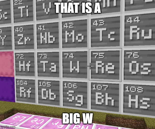 it is, in fact, a big w | THAT IS A; BIG W | made w/ Imgflip meme maker