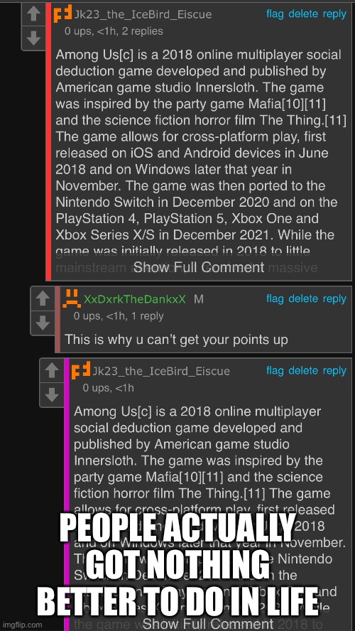 PEOPLE ACTUALLY GOT NOTHING BETTER TO DO IN LIFE | made w/ Imgflip meme maker