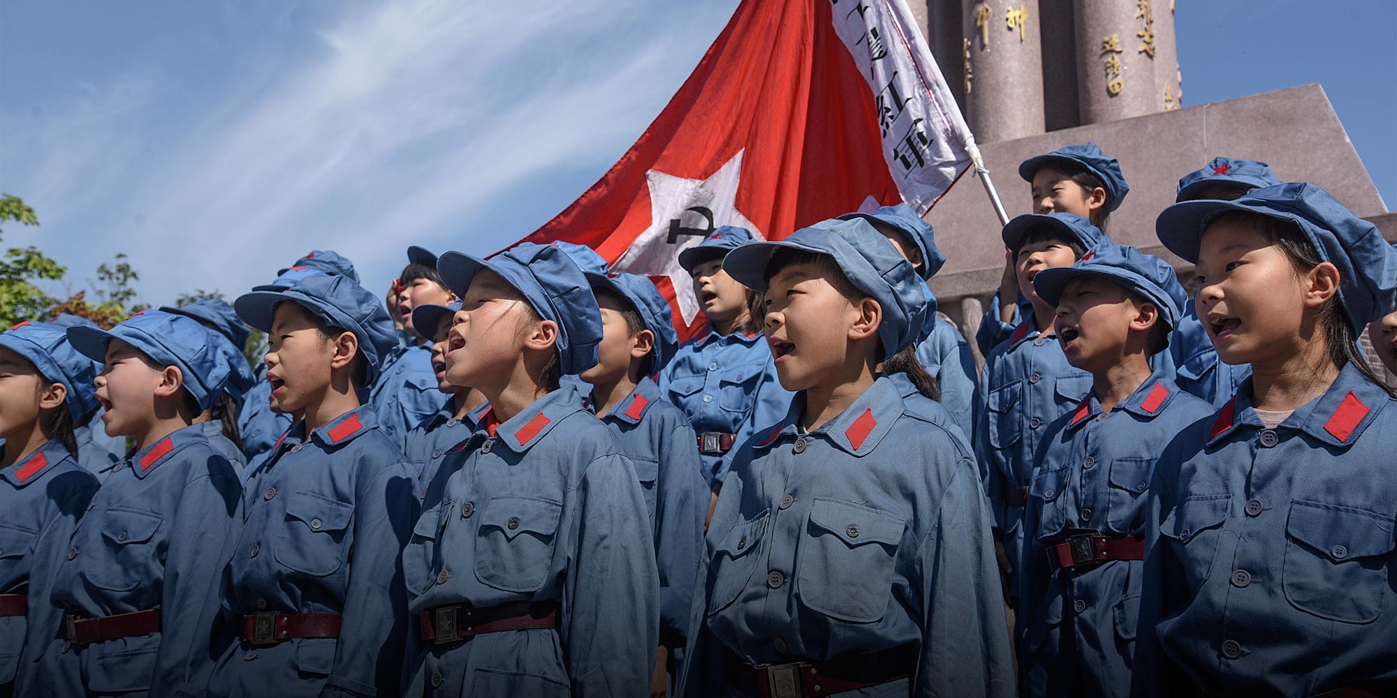 Chinese patriotic education Blank Meme Template