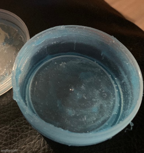 What do y’all think was in this container? | made w/ Imgflip meme maker