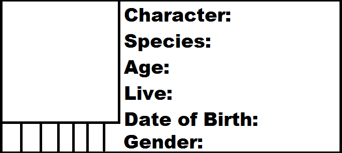 Character ID Blank Meme Template