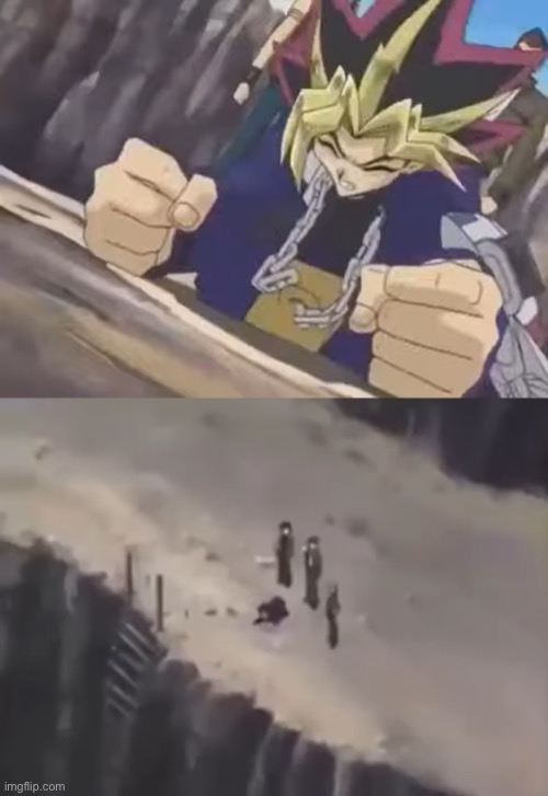 Yami Yugi: It should've been me | image tagged in yami yugi it should've been me | made w/ Imgflip meme maker
