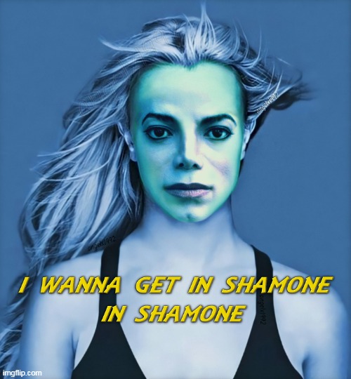image tagged in britney spears,michael jackson,madonna,shamone,me against the music,in the zone | made w/ Imgflip meme maker