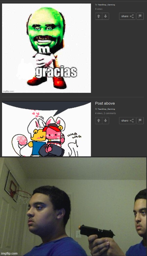 image tagged in trust nobody not even yourself | made w/ Imgflip meme maker