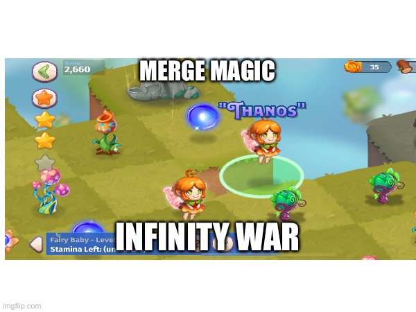 MERGE MAGIC; INFINITY WAR | image tagged in MergeMagic | made w/ Imgflip meme maker