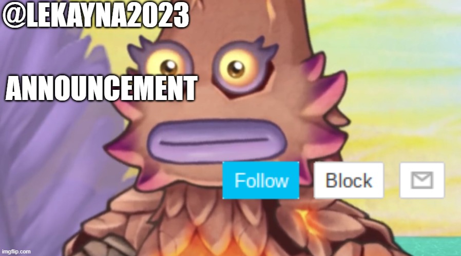 lekayna2023 announcement Blank Meme Template