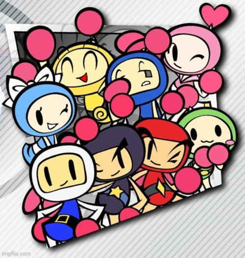 The Bomberman Bros but they have mouths (Edit by oopsiforgotmypasword) | made w/ Imgflip meme maker