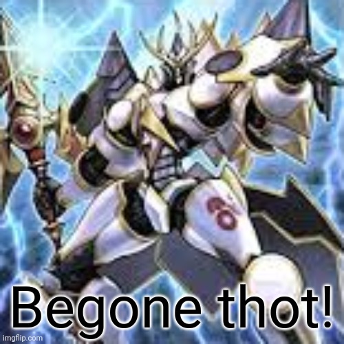 High Quality Number 86 begone thot Blank Meme Template