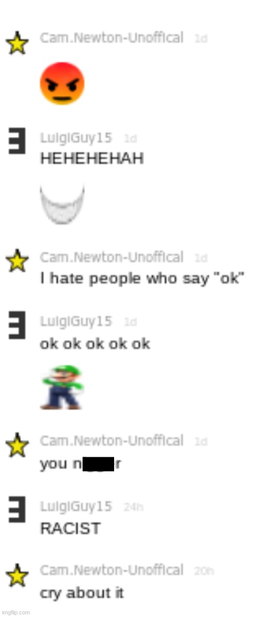 pretending to be racist to get a funny reaction | made w/ Imgflip meme maker