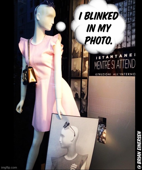 BlinK in PinK | image tagged in fashion,window design,bergdorf goodman,blinky,emooji art,brian einersen | made w/ Imgflip meme maker