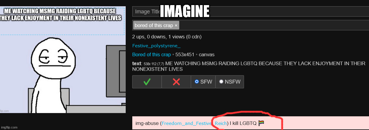 IMAGINE | made w/ Imgflip meme maker