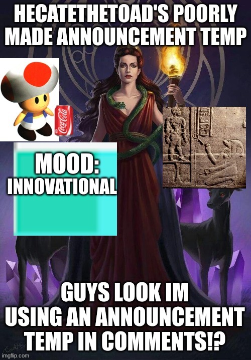 iykhyb | INNOVATIONAL GUYS LOOK IM USING AN ANNOUNCEMENT TEMP IN COMMENTS!? | image tagged in iykhyb | made w/ Imgflip meme maker