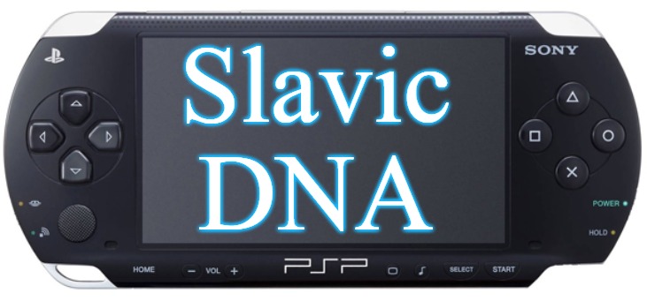 Sony PSP-1000 | Slavic DNA | image tagged in sony psp-1000,slavic,slavic dna | made w/ Imgflip meme maker