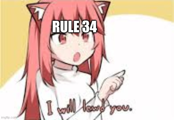 I Will Lewd You | RULE 34 | image tagged in i will lewd you | made w/ Imgflip meme maker