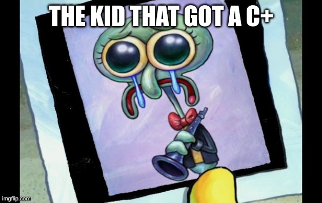 Zad Skidword | THE KID THAT GOT A C+ | image tagged in zad skidword | made w/ Imgflip meme maker