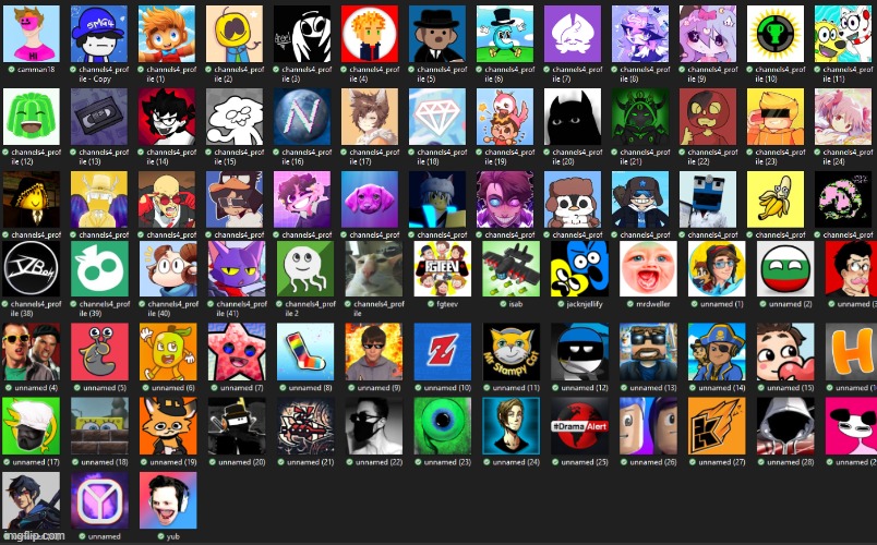 guess every youtubers in this image | made w/ Imgflip meme maker