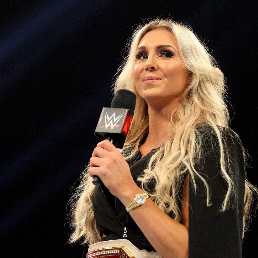Charlotte on the mic Blank Meme Template