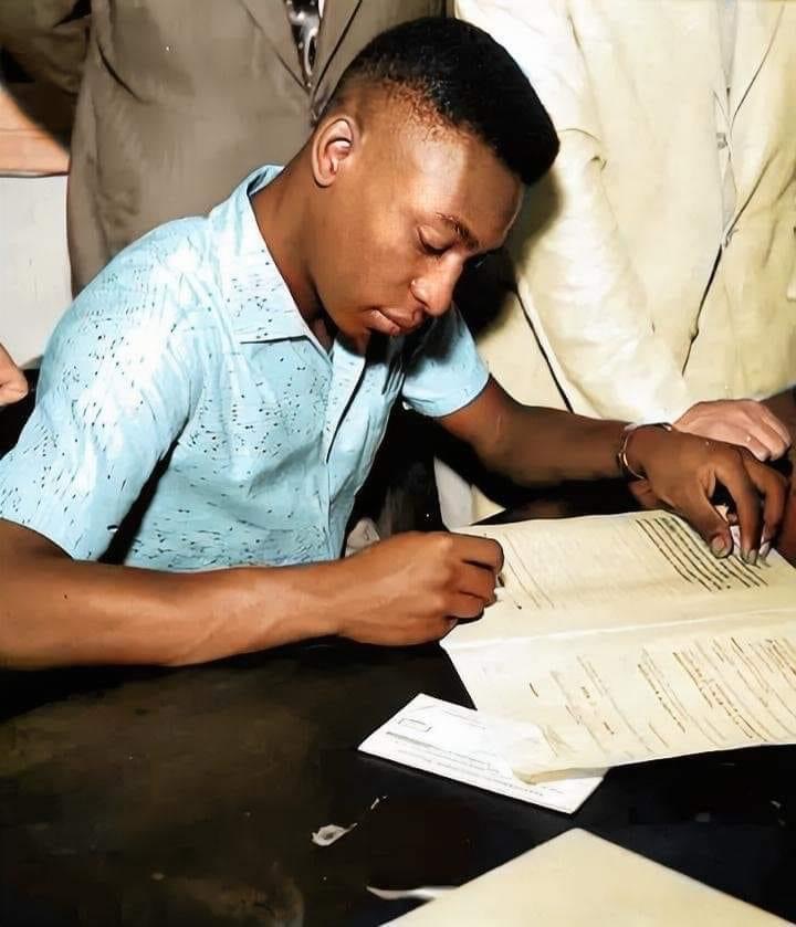 Pelé aka Edson Arantes do Nascimento Blank Meme Template