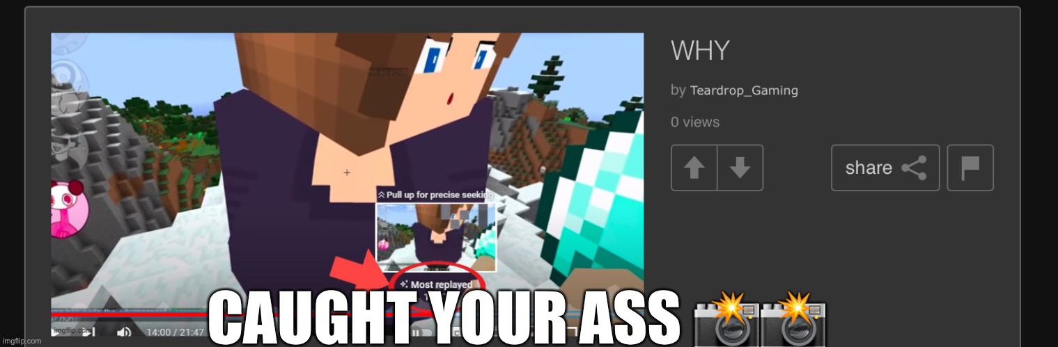 ?? | CAUGHT YOUR ASS 📸📸 | made w/ Imgflip meme maker
