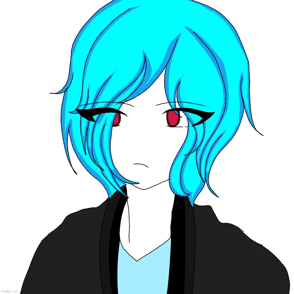 Genderbend of a certain user in my current artstyle | made w/ Imgflip meme maker