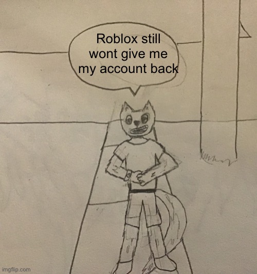 The hacker changed my recovery email so theres hardly any fucking way to prove i own it | Roblox still wont give me my account back | made w/ Imgflip meme maker