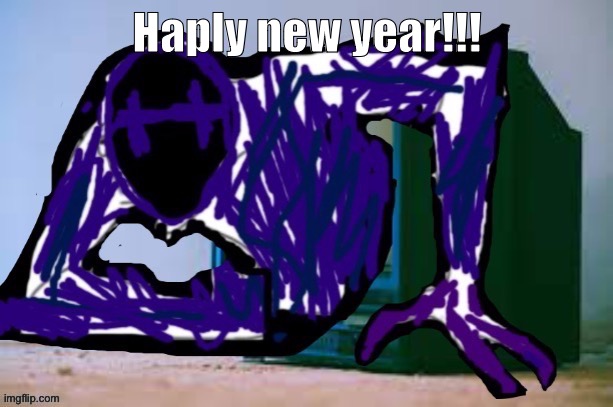 And so begins 2023 | Haply new year!!! | image tagged in glitch tv | made w/ Imgflip meme maker