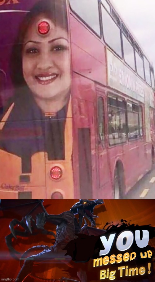 Bus fail | image tagged in ridley you messed up big time,design fails,design fail,you had one job,bus,memes | made w/ Imgflip meme maker