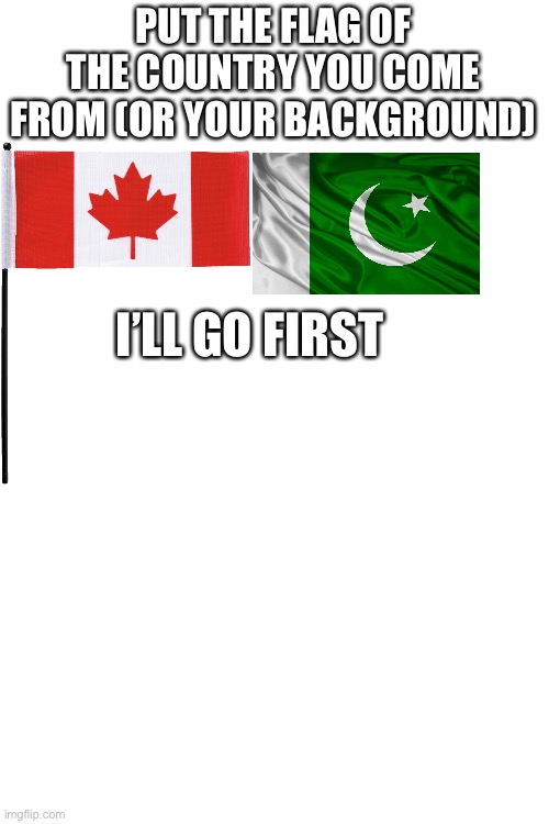 Idk why I posted the same thing again | PUT THE FLAG OF THE COUNTRY YOU COME FROM (OR YOUR BACKGROUND); I’LL GO FIRST | image tagged in e | made w/ Imgflip meme maker