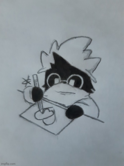 Ralsei drawing something | image tagged in ralsei drawing something | made w/ Imgflip meme maker