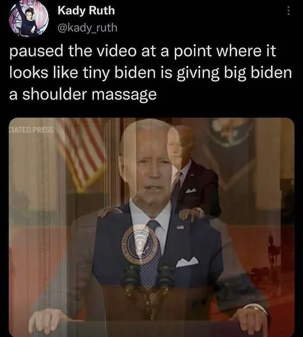 High Quality The Devil in Joe Biden Blank Meme Template