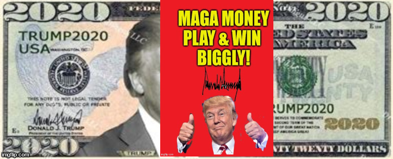 Win MAGA Money! | image tagged in donald trump,rip off,scam,tax evader,maga | made w/ Imgflip meme maker