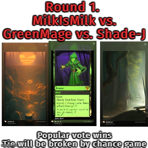 I’ll ready the wheel ig | Round 1. 
MilkIsMilk vs. GreenMage vs. Shade-J; Popular vote wins

Tie will be broken by chance game | image tagged in balls,arena | made w/ Imgflip meme maker