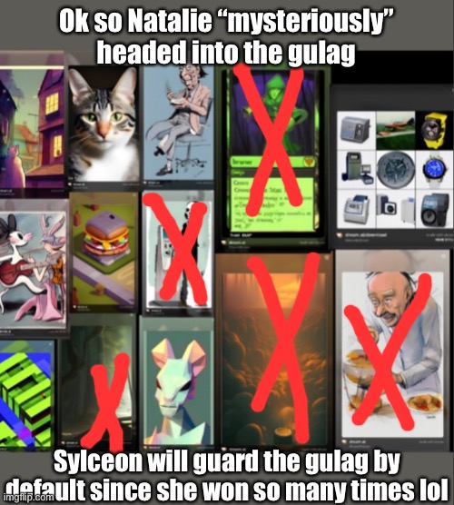 If Natalie wins = she gets revived and goes back into the game | Ok so Natalie “mysteriously” headed into the gulag; Sylceon will guard the gulag by default since she won so many times lol | image tagged in balls,arena | made w/ Imgflip meme maker