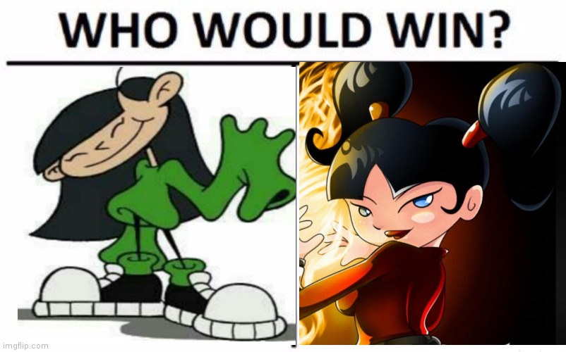 Kuki sanban vs kimiko tohomiko | image tagged in memes,who would win,funny memes | made w/ Imgflip meme maker