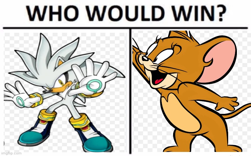 Silver vs Jerry mouse | image tagged in memes,who would win,funny memes | made w/ Imgflip meme maker