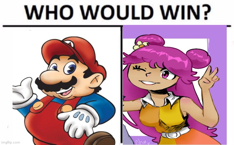 Mario vs Ami | image tagged in memes,who would win,funny memes | made w/ Imgflip meme maker