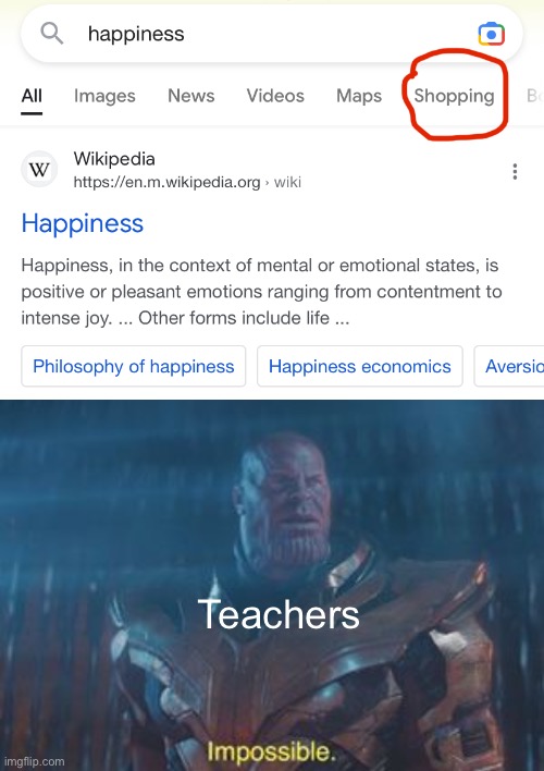 Teachers | image tagged in thanos impossible | made w/ Imgflip meme maker