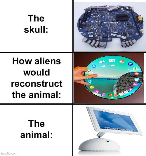 can you tell? | image tagged in how aliens would reconstruct the animal | made w/ Imgflip meme maker