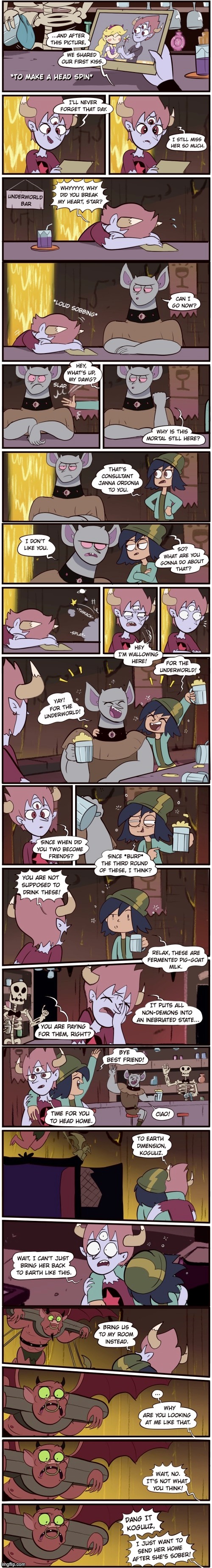 Tom vs Jannanigans: To Make A Head Spin (Part 1) | image tagged in morningmark,svtfoe,comics,star vs the forces of evil,comics/cartoons,memes | made w/ Imgflip meme maker