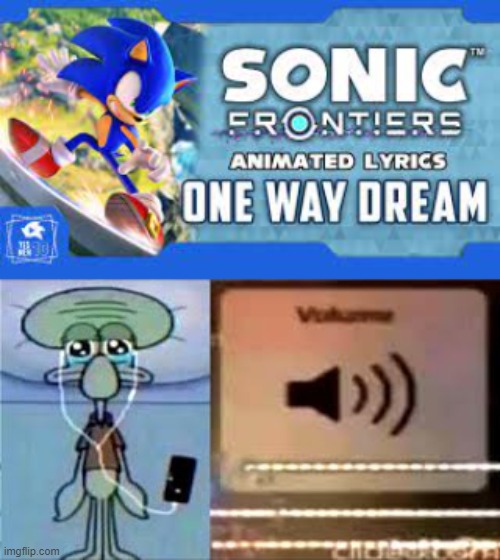 That ending got me crying on the ground | image tagged in squidward crying listening to music | made w/ Imgflip meme maker