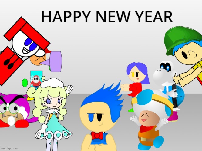 happy new year | image tagged in happy new year,drawing | made w/ Imgflip meme maker