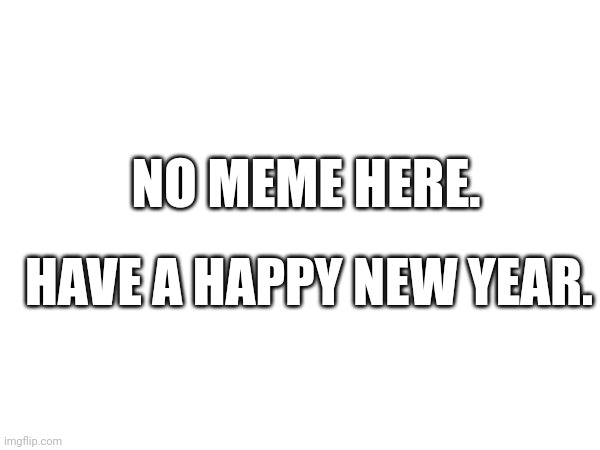 NO MEME HERE. HAVE A HAPPY NEW YEAR. | image tagged in happy new year | made w/ Imgflip meme maker